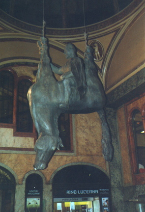 Wenceslaus riding a dead horse